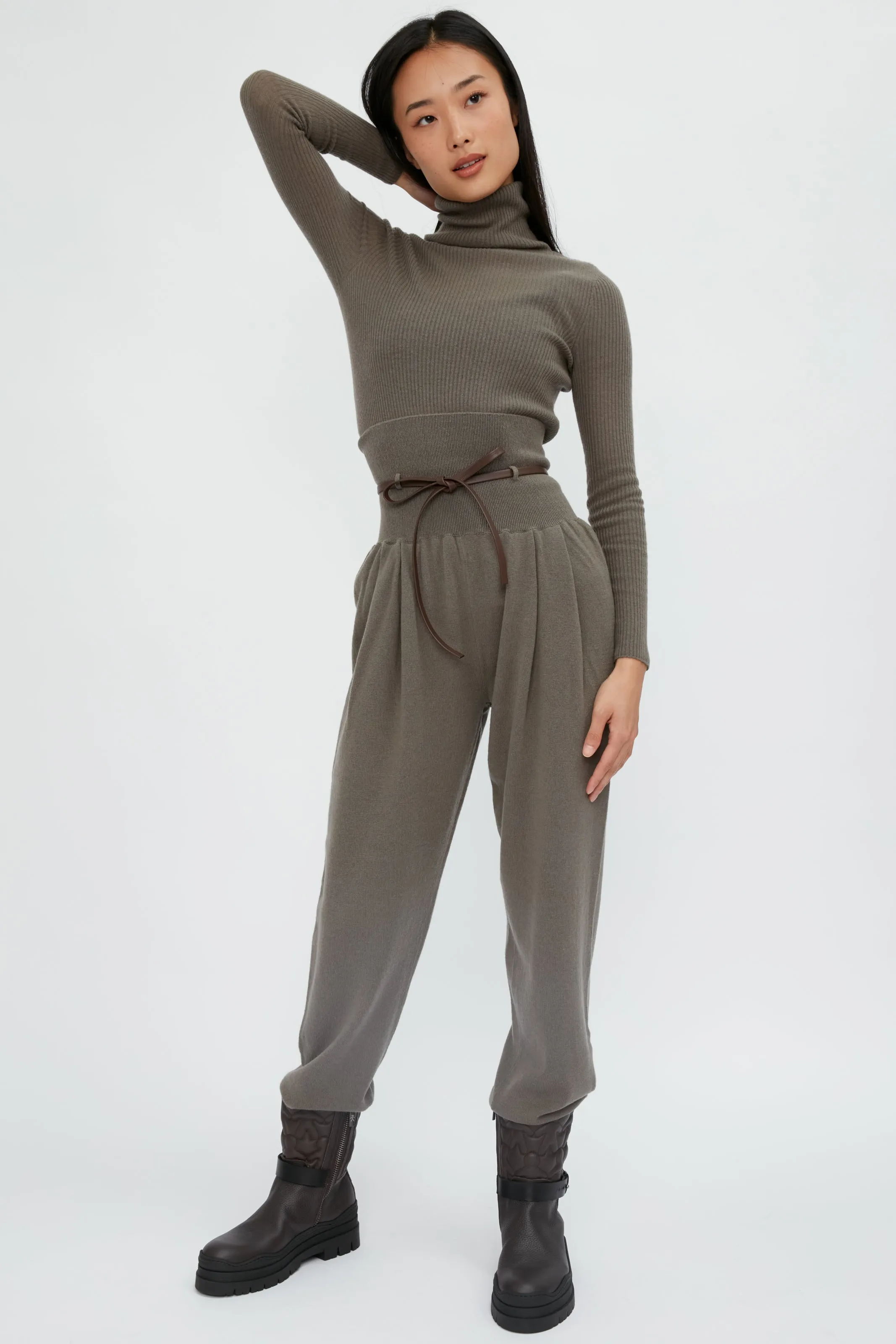 Turtleneck Sweater in Militare