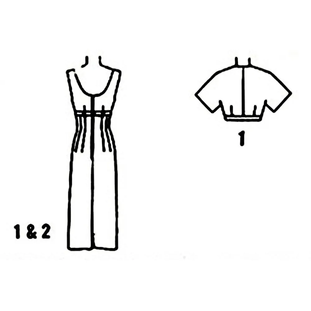 Vintage 1950s Pattern – 'Audrey' Dress, Jacket & Over skirt. - Bust 36" (91.4cm)