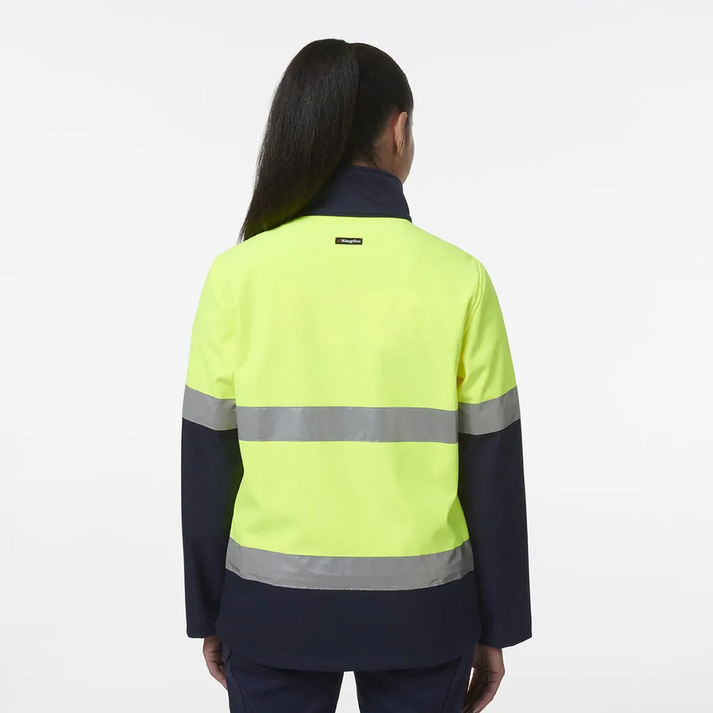 Women’s Reflective Spliced Soft Shell Jacket - K45006