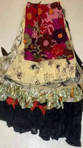 Y2k slinky and Asymmetrical skirt