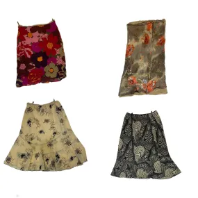 Y2k slinky and Asymmetrical skirt